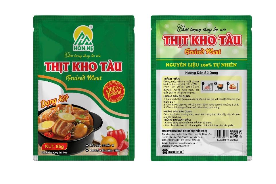 Thịt kho tàu hòn né gói (85g x4x20)-duoc-ban-tai-Kho Liên Kết Vin - Eco - Tân Thịnh Hưng