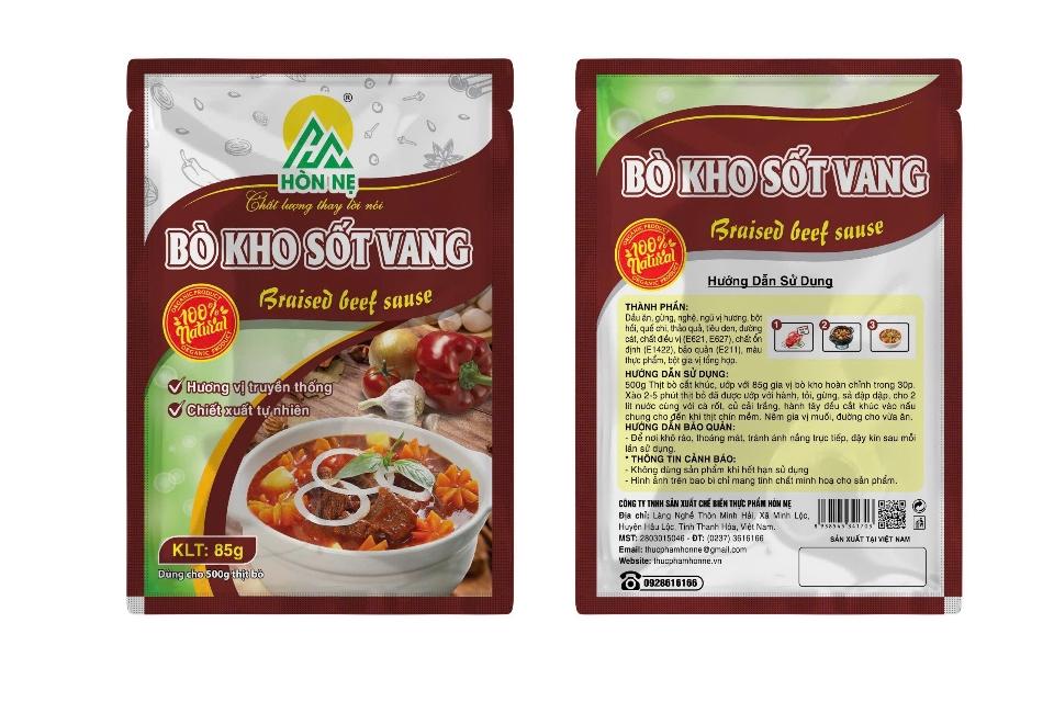Bò kho sốt vang hòn né (85g x4x20)-duoc-ban-tai-Kho Liên Kết Vin - Eco - Tân Thịnh Hưng