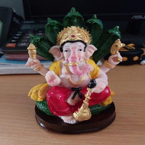 thần voi ganesha tròn ấn độ giáo ( nhựa )-duoc-ban-tai-Đồ thờ phúc Thành