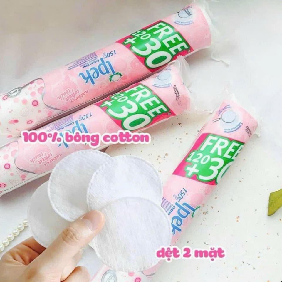Bông tẩy trang Ipek 150 miếng-duoc-ban-tai-Thiên Đăng Shop