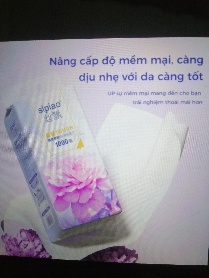 Khăn giấy rút SIPIAO mẫu đơn 4 lớp-duoc-ban-tai-Thiên Đăng Shop
