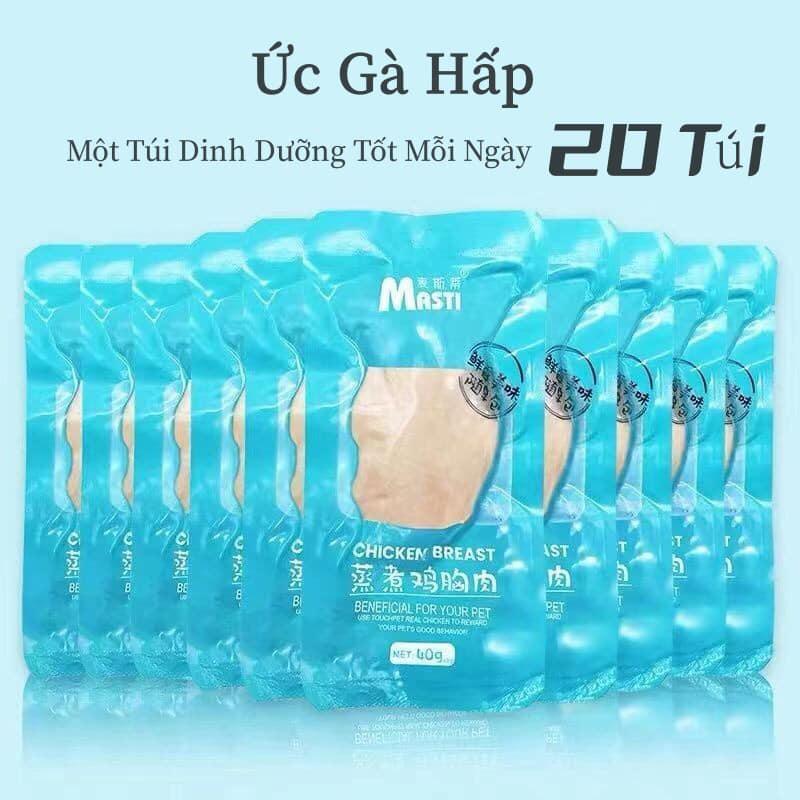 ỨC GÀ HẤP 40GR-duoc-ban-tai-CHÚ MÈO BÉO PETSTORE