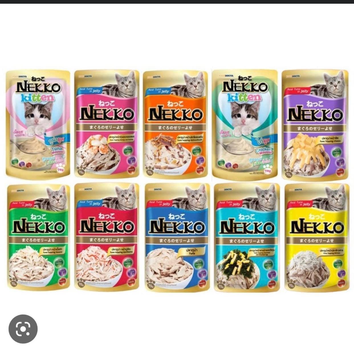 PATE NEKKO GÓI 70GR-duoc-ban-tai-CHÚ MÈO BÉO PETSTORE