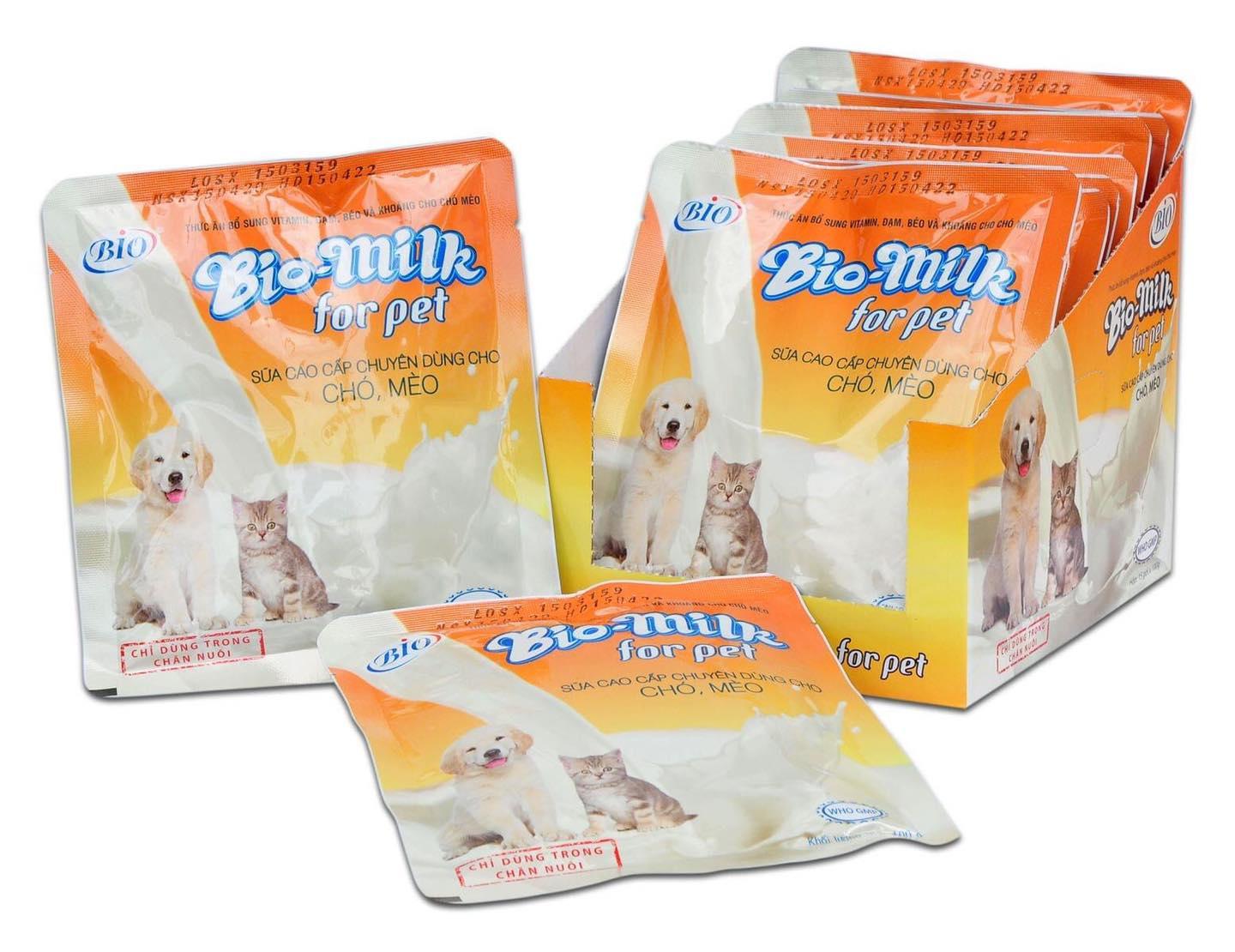 SỮA BỘT CHO CHÓ MÈO BIO-duoc-ban-tai-CHÚ MÈO BÉO PETSTORE