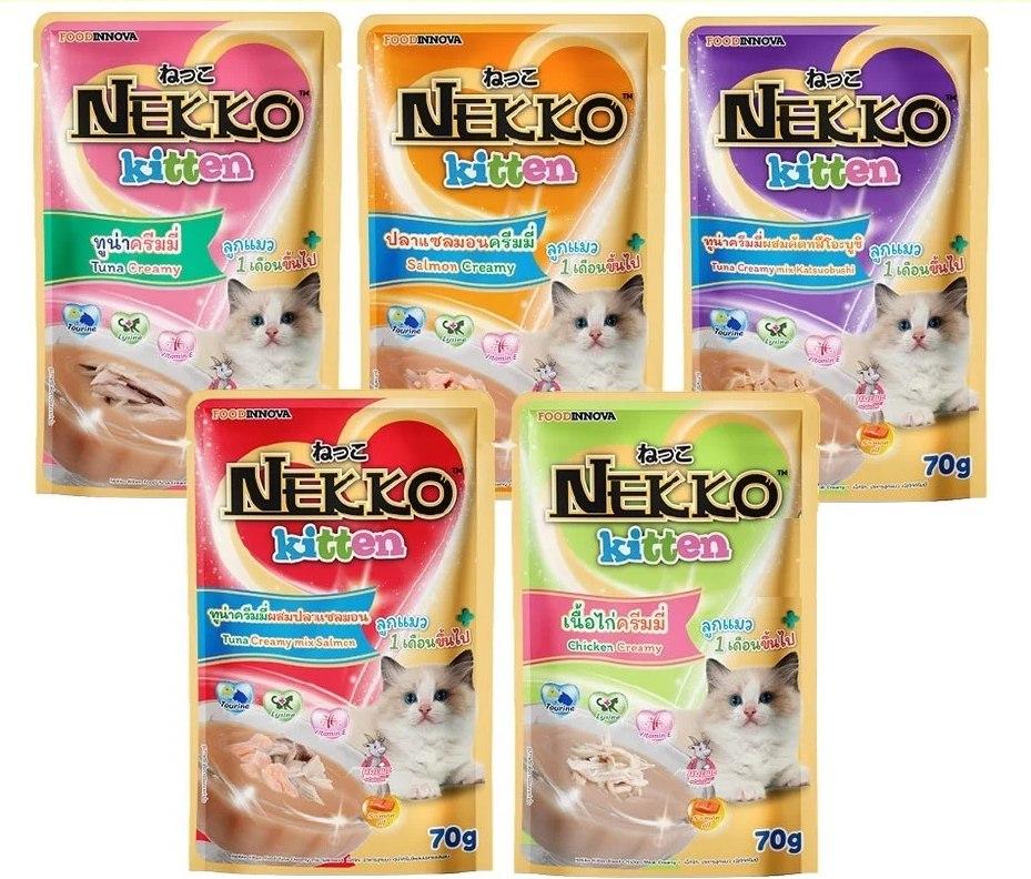 PATE NEKKO GÓI 70GR-duoc-ban-tai-CHÚ MÈO BÉO PETSTORE