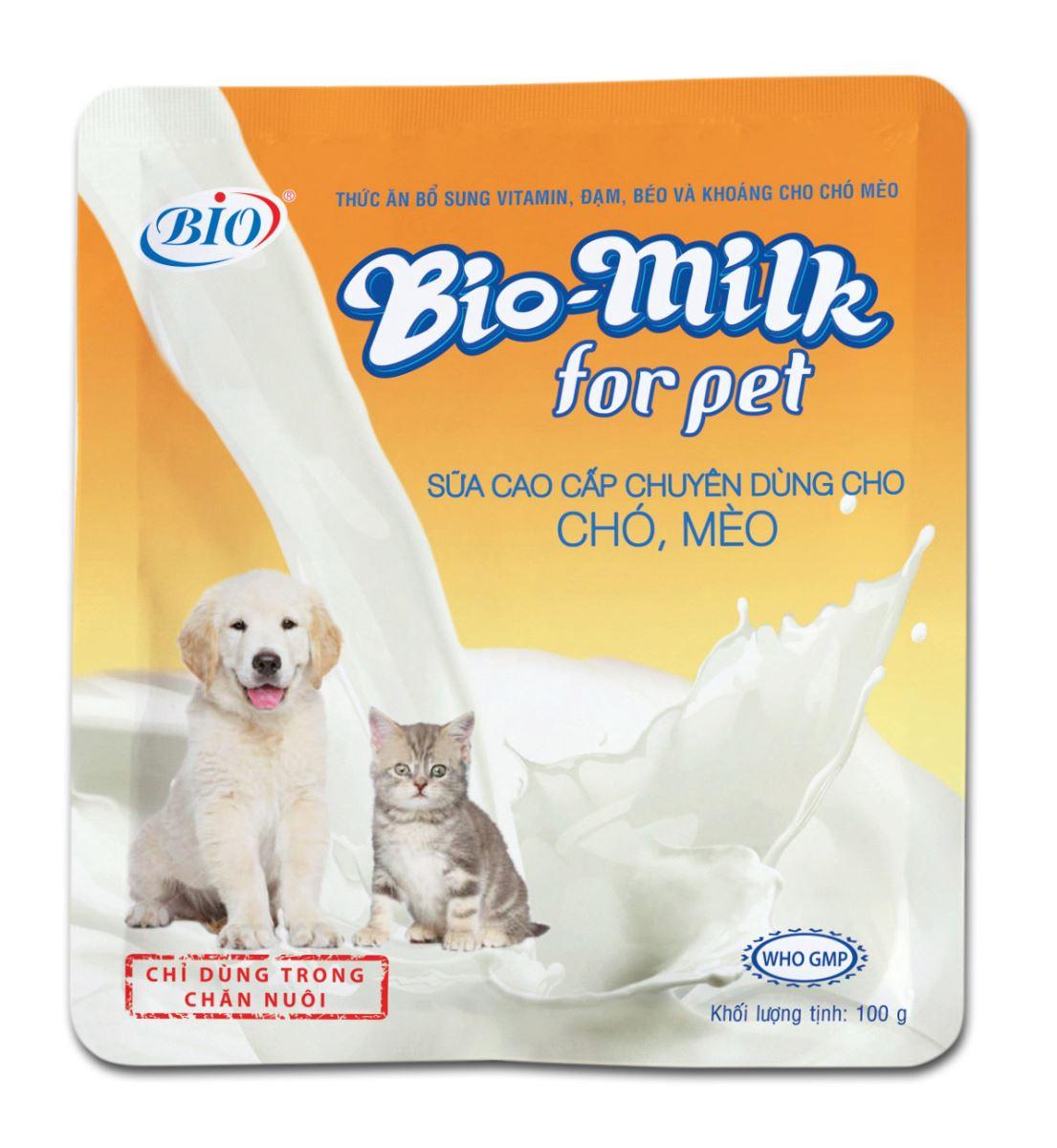 SỮA BỘT CHO CHÓ MÈO BIO-duoc-ban-tai-CHÚ MÈO BÉO PETSTORE