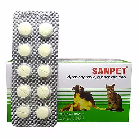 THUỐC SỔ GIUN SANPET-duoc-ban-tai-CHÚ MÈO BÉO PETSTORE