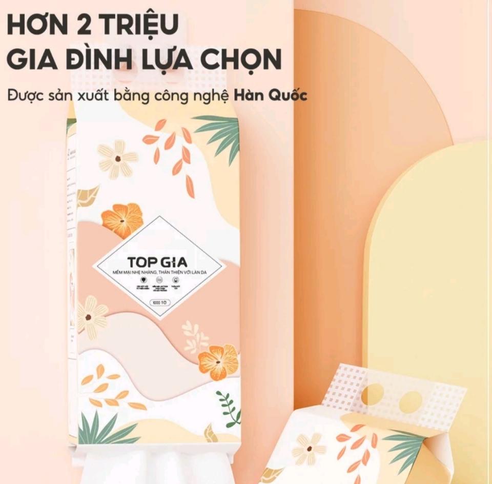 Giấy ăn Topgia Tiểu hạ 1000 tờ-duoc-ban-tai-Tạp hoá Online