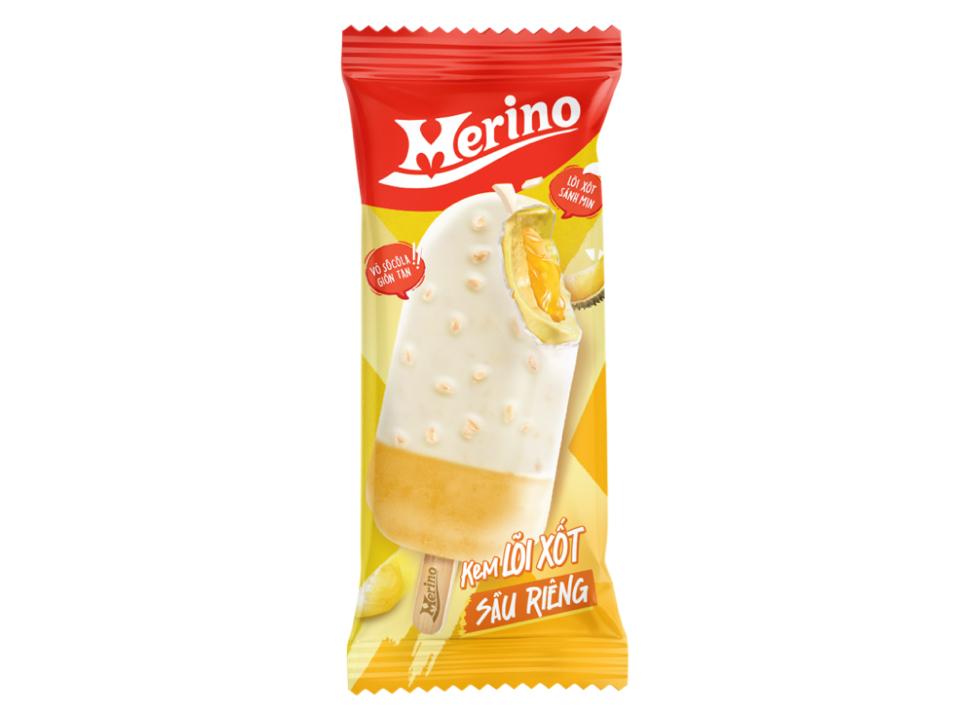 MERINO - KEM NHÂN PLUS SẦU RIÊNG 60G-duoc-ban-tai-Xumi Ice Cream 