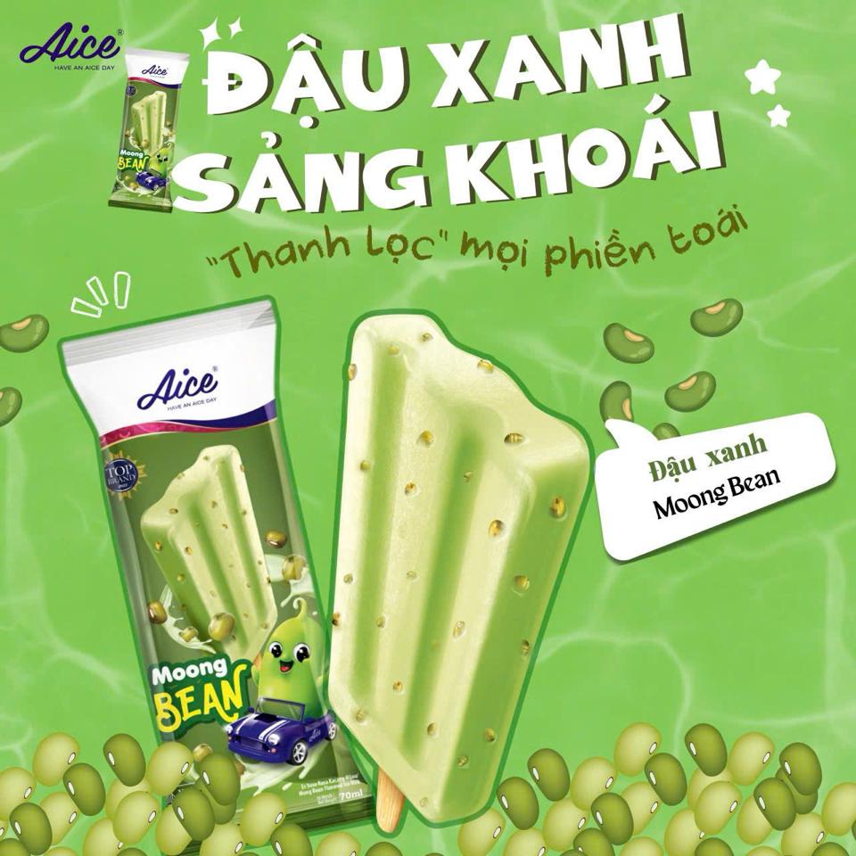 Kem moong bean - sữa đậu xanh-duoc-ban-tai-Xumi Ice Cream 