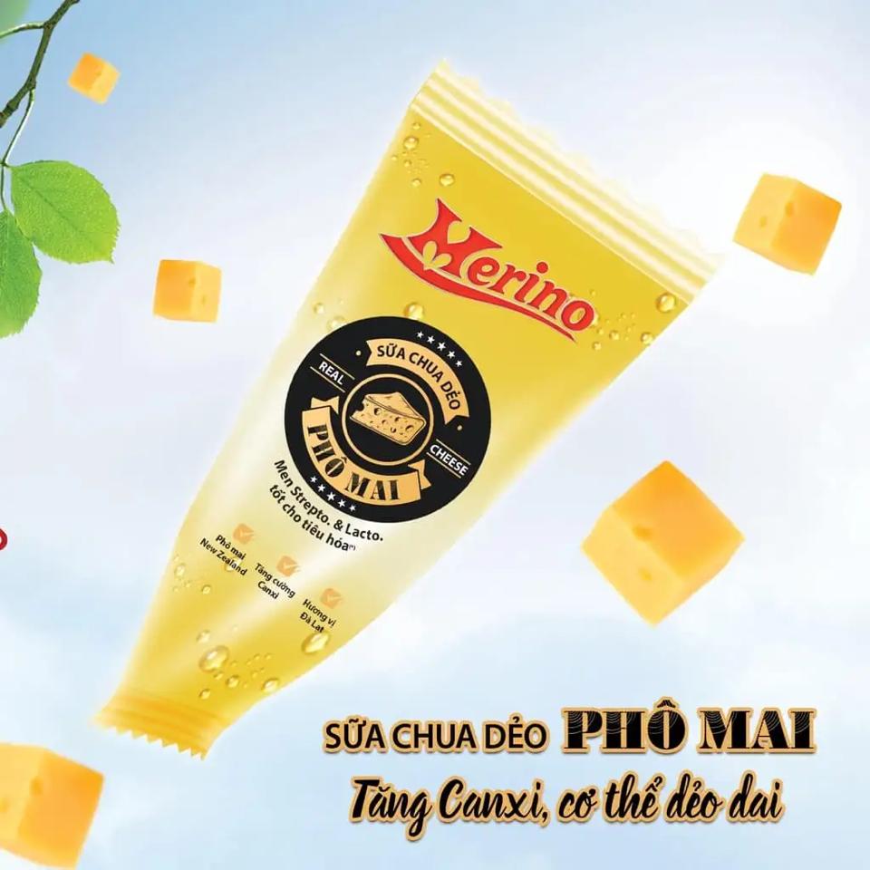 MERINO - SỮA CHUA DẺO PHÔ MAI 50G-duoc-ban-tai-Xumi Ice Cream 