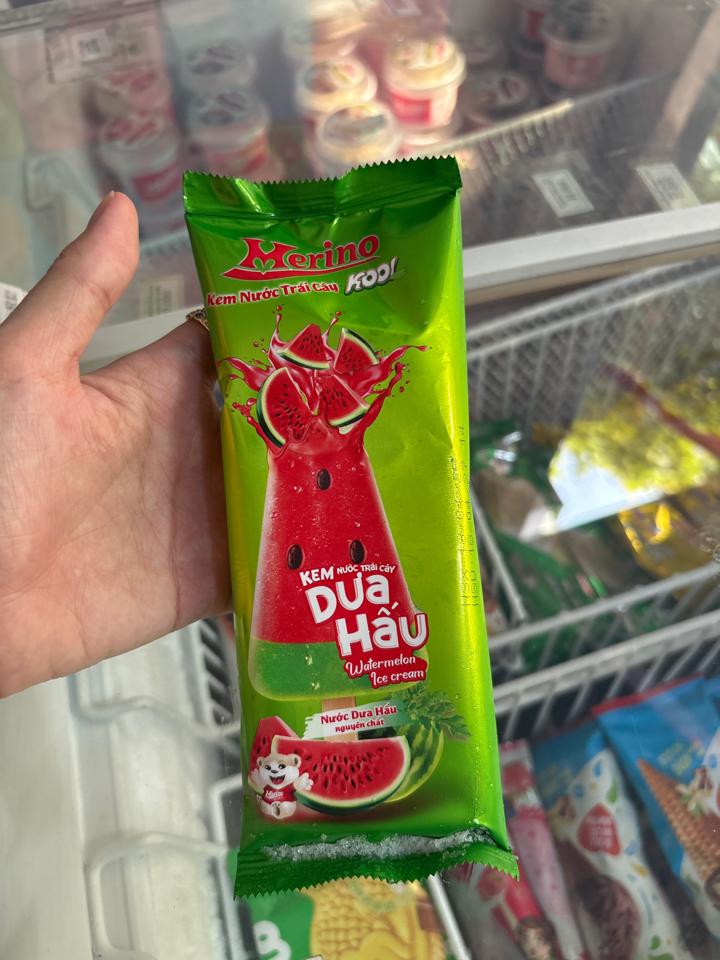 MERINO - KEM QUE KOOL DƯA HẤU 62G-duoc-ban-tai-Ice Cream Xumi