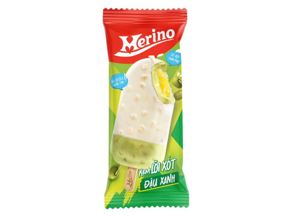 MERINO - KEM NHÂN PLUS ĐẬU XANH 60G-duoc-ban-tai-Xumi Ice Cream 