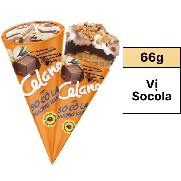CELANO - KEM ỐC QUẾ VANI SOCOLA 110ML-duoc-ban-tai-Xumi Ice Cream 