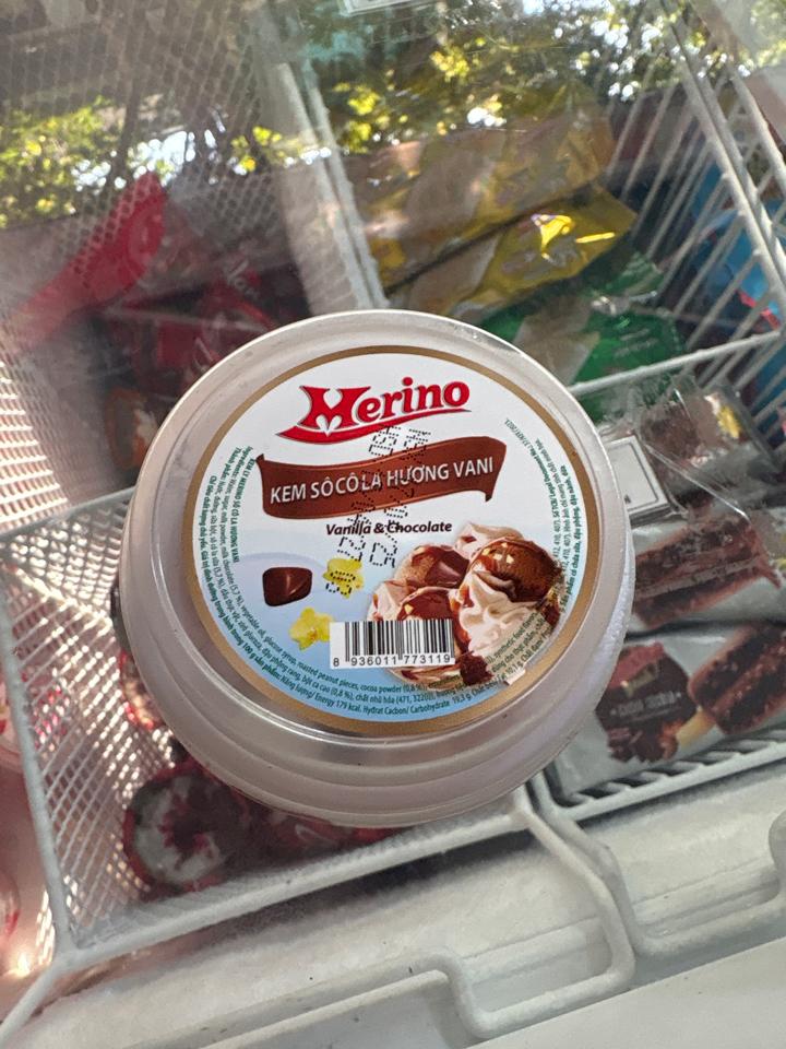 MERINO - KEM LY VANI SOCOLA 95ML-duoc-ban-tai-Xumi Ice Cream 