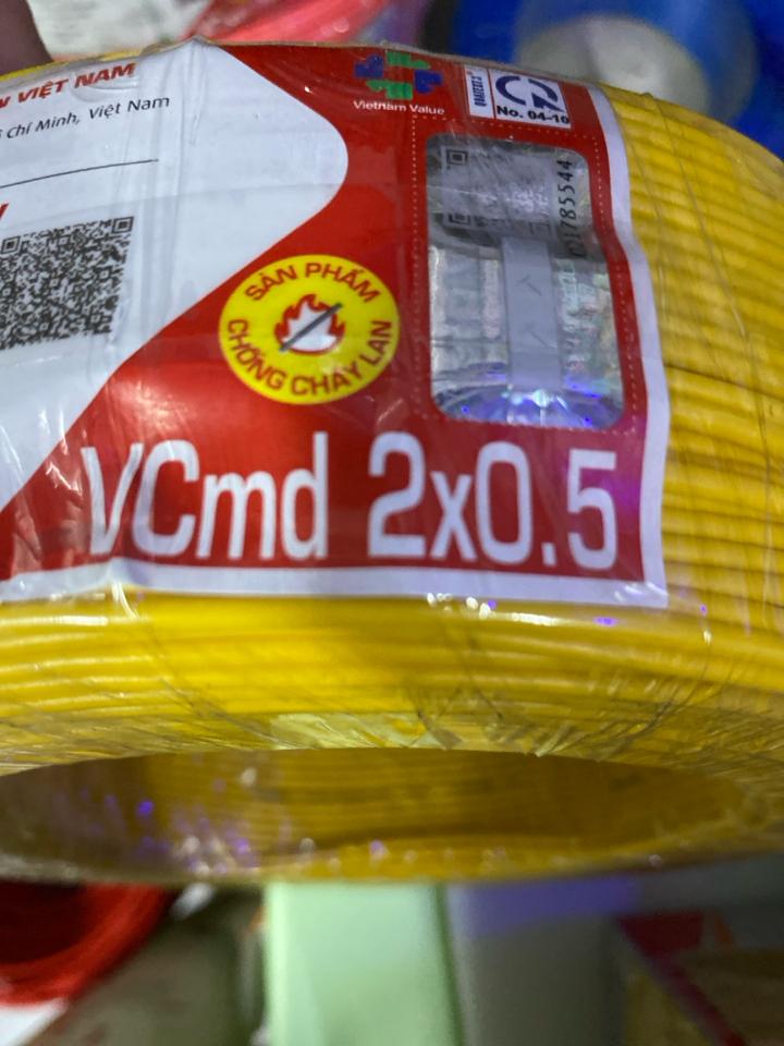 Dây điện đôi VCmd 2*0.5 (2.2kg)-duoc-ban-tai-Cửa hàng điện nước Tài