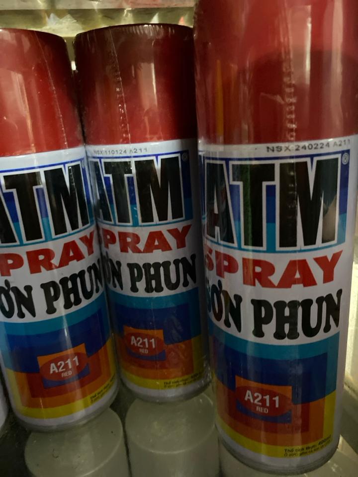 Sơn phun ATM A211, Đỏ-duoc-ban-tai-Cửa hàng điện nước Tài