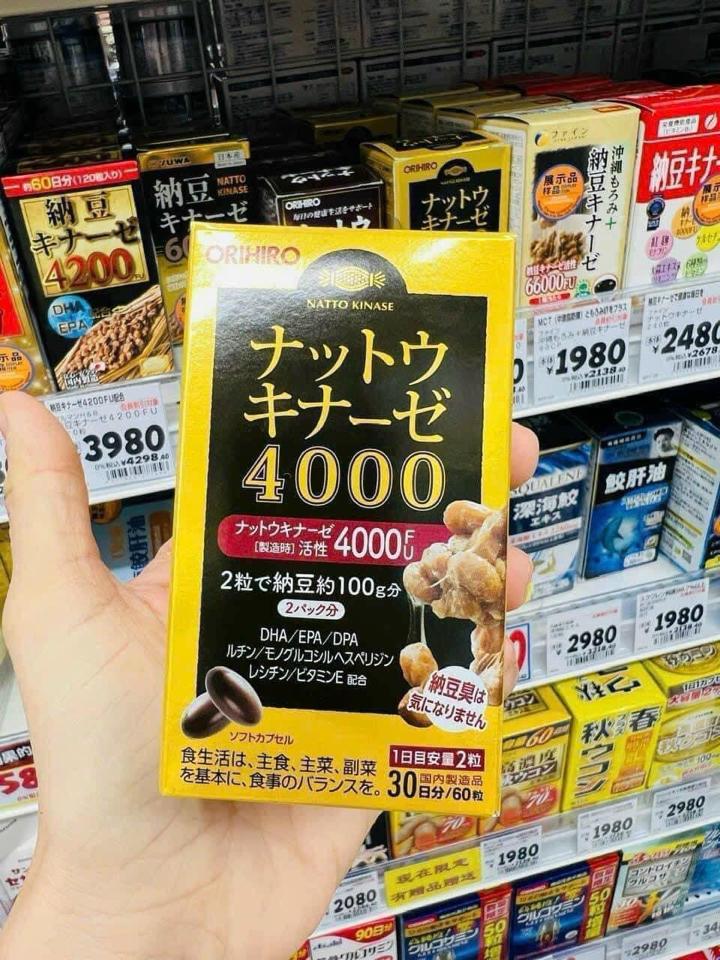 Viên uống Natto 4000FU-duoc-ban-tai-Tuyết Vân - Chuyên hàng Nhật Mỹ