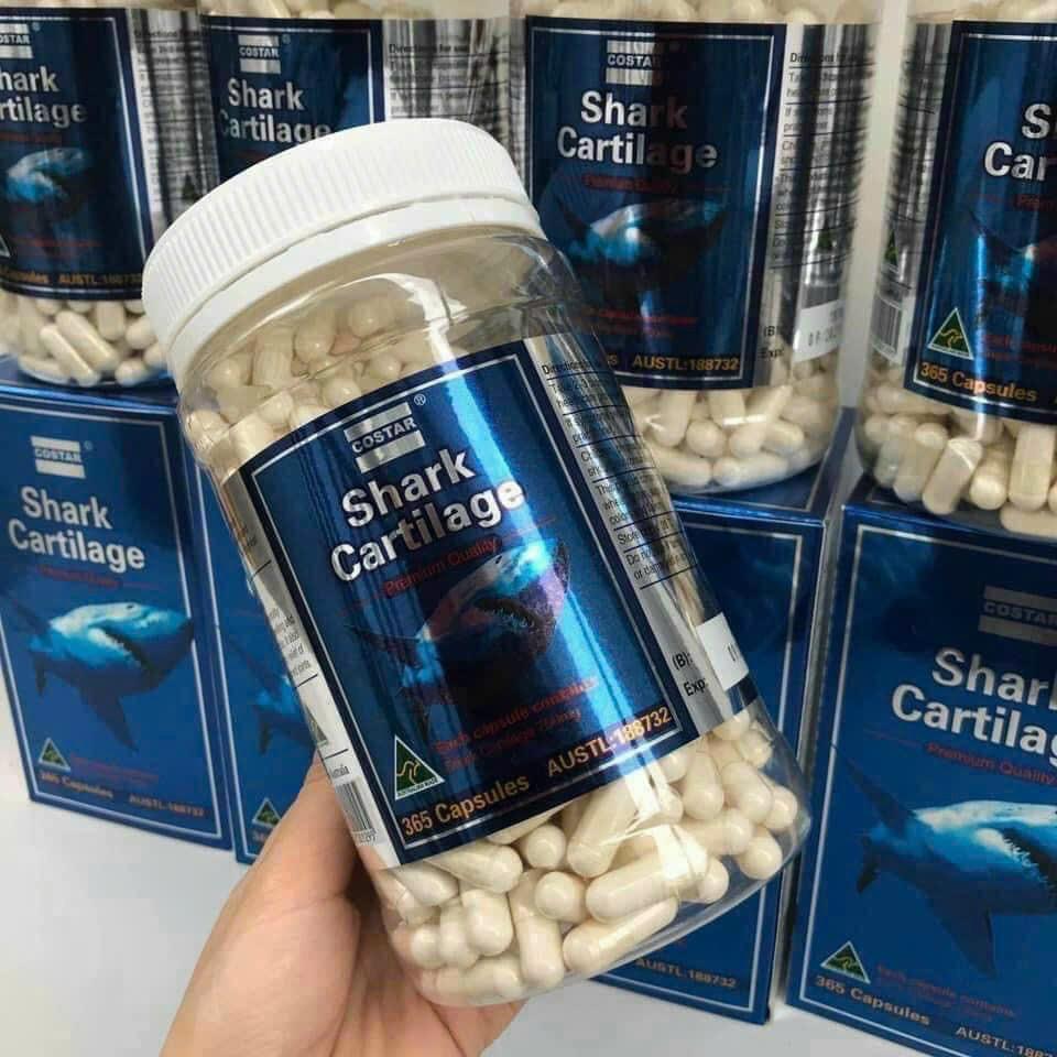 Viên uống sụn vi cá mập Costar Blue Shark Cartilage 750mg 365 viên-duoc-ban-tai-Cửa Tiệm Nhỏ