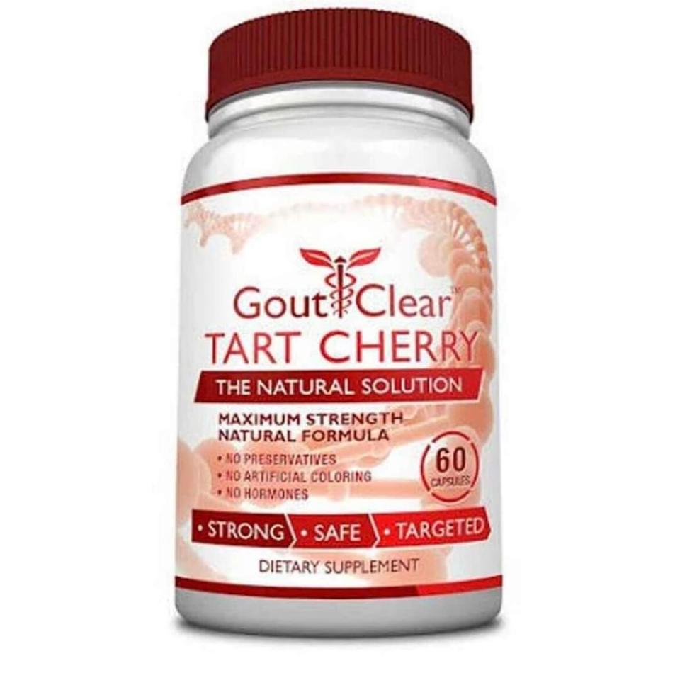 Viên Uống Gout Clear Tart Cherry The Natural Solution 60 viên Cho Người Bị Gout lâu năm.-duoc-ban-tai-Cửa Tiệm Nhỏ