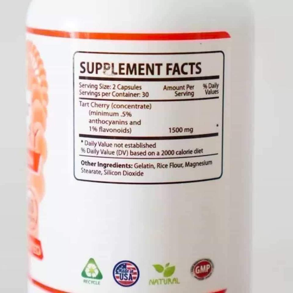 Viên Uống Gout Clear Tart Cherry The Natural Solution 60 viên Cho Người Bị Gout lâu năm.-duoc-ban-tai-Cửa Tiệm Nhỏ