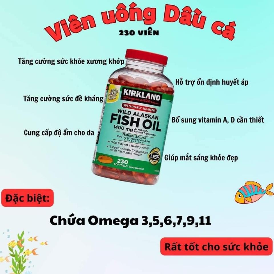 𝐕𝐢ê𝐧 𝐮ố𝐧𝐠 𝐝ầ𝐮 𝐂á 𝐀𝐥𝐚𝐬𝐤𝐚 𝐊𝐢𝐫𝐤𝐥𝐚𝐧𝐝 𝐒𝐢𝐠𝐧𝐚𝐭𝐮𝐫𝐞 𝐖𝐢𝐥𝐝 𝐀𝐥𝐚𝐬𝐤𝐚𝐧 𝐅𝐢𝐬𝐡 𝐎𝐢𝐥 𝟏𝟒𝟎𝟎𝐦𝐠 230 viên-duoc-ban-tai-Cửa Tiệm Nhỏ
