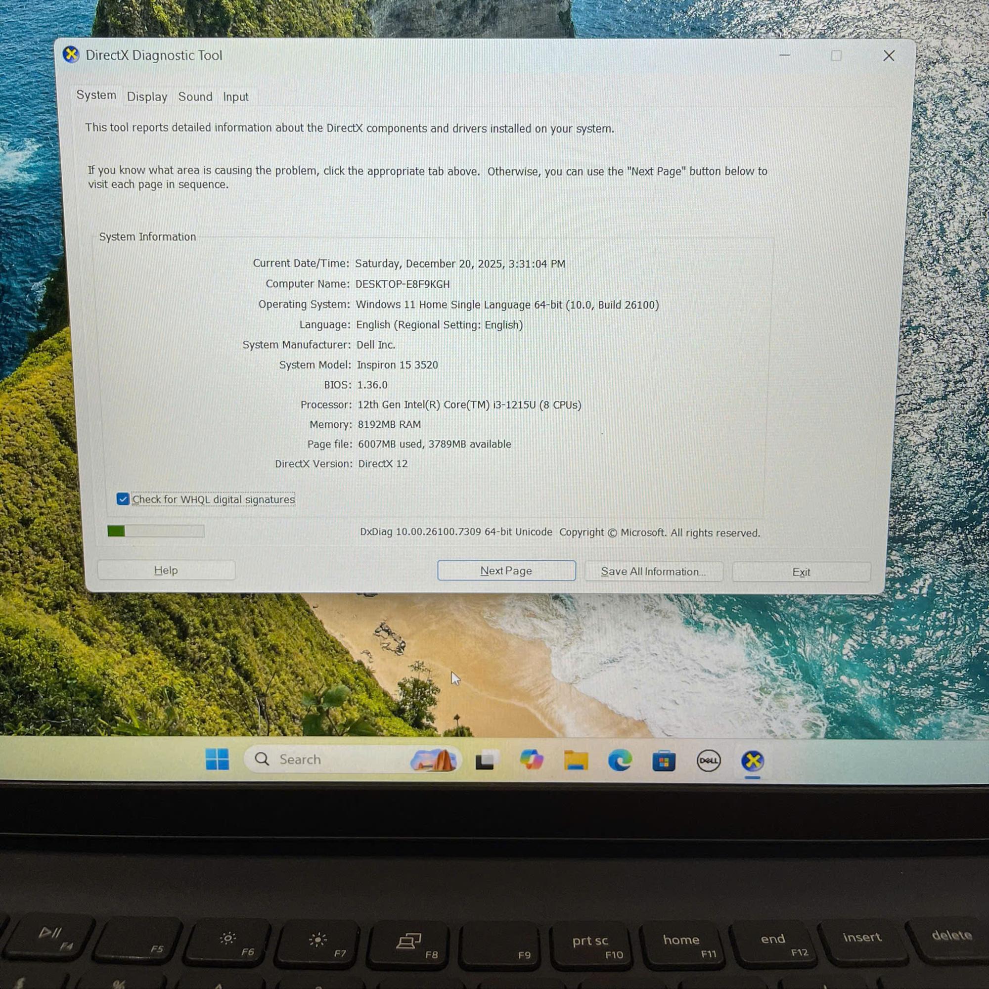 Dell i3 12th Ram 8GB 256GB SSD Màn 15.6inch FHD 120hz-duoc-ban-tai-Vi Tính Kim Trân
