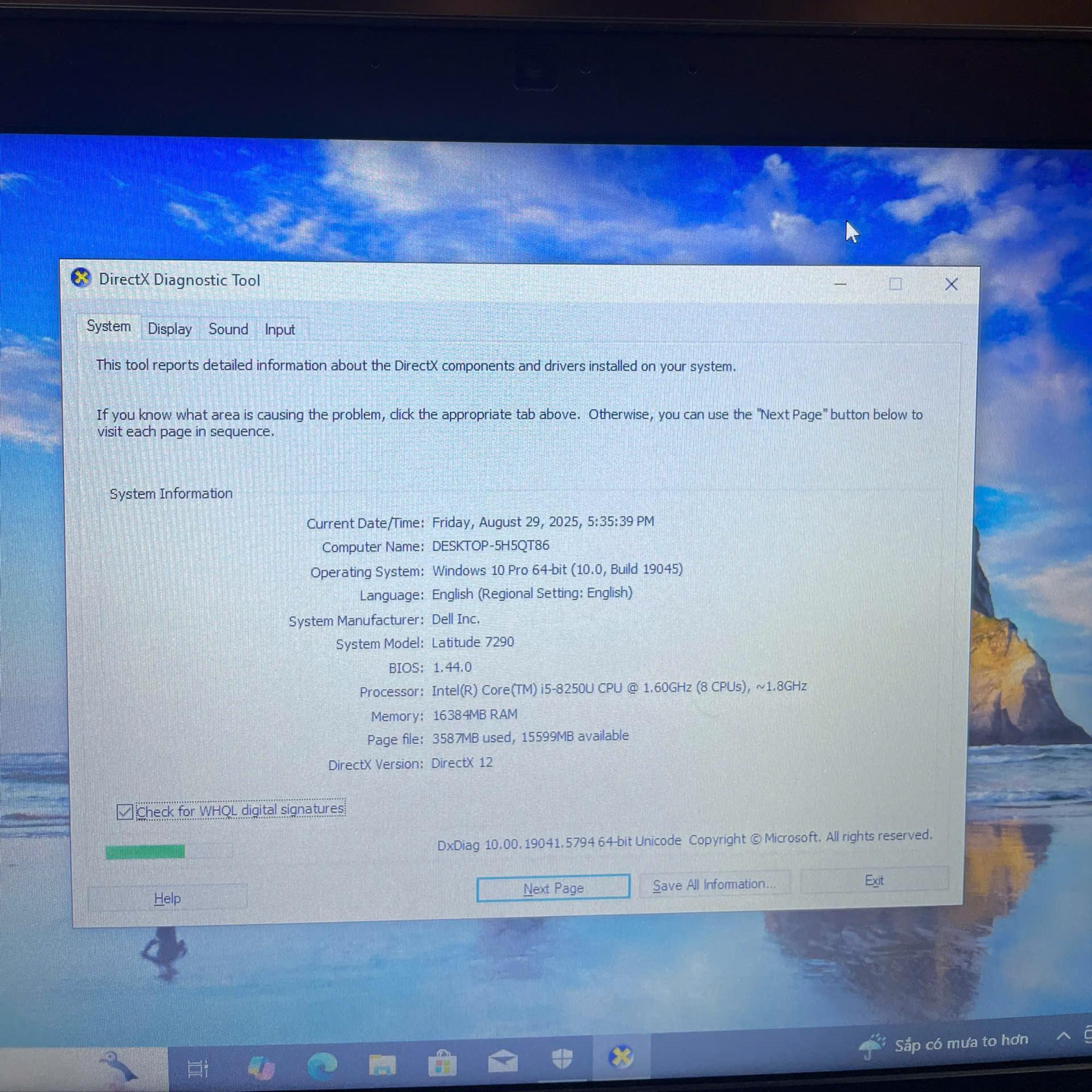 Dell E7290 i5 8th Ram 16GB 256GB SSD Màn 12.5inch-duoc-ban-tai-Vi Tính Kim Trân