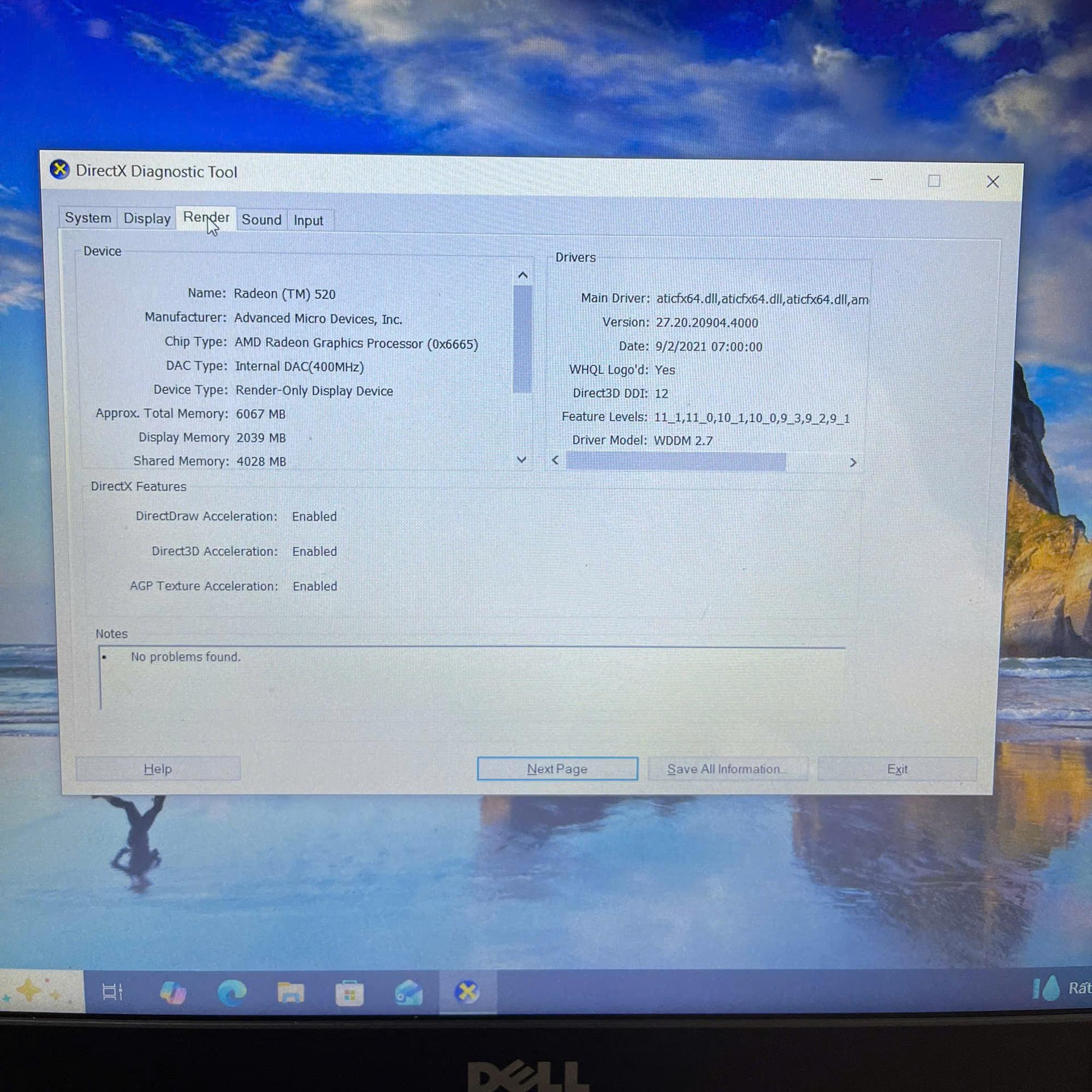 Dell i5 8th Ram 8GB 128GB SSD Card AMD Radeon 520 Màn 15.6inch FHD.-duoc-ban-tai-Vi Tính Kim Trân