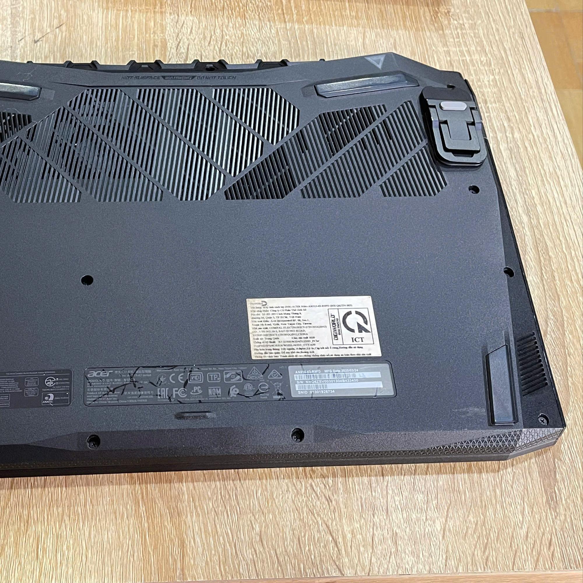 Acer Nitro Ryzen 5 3550H Ram 8GB 512GB SSD Card GTX 1650 Màn 15.6inch FHD-duoc-ban-tai-Vi Tính Kim Trân