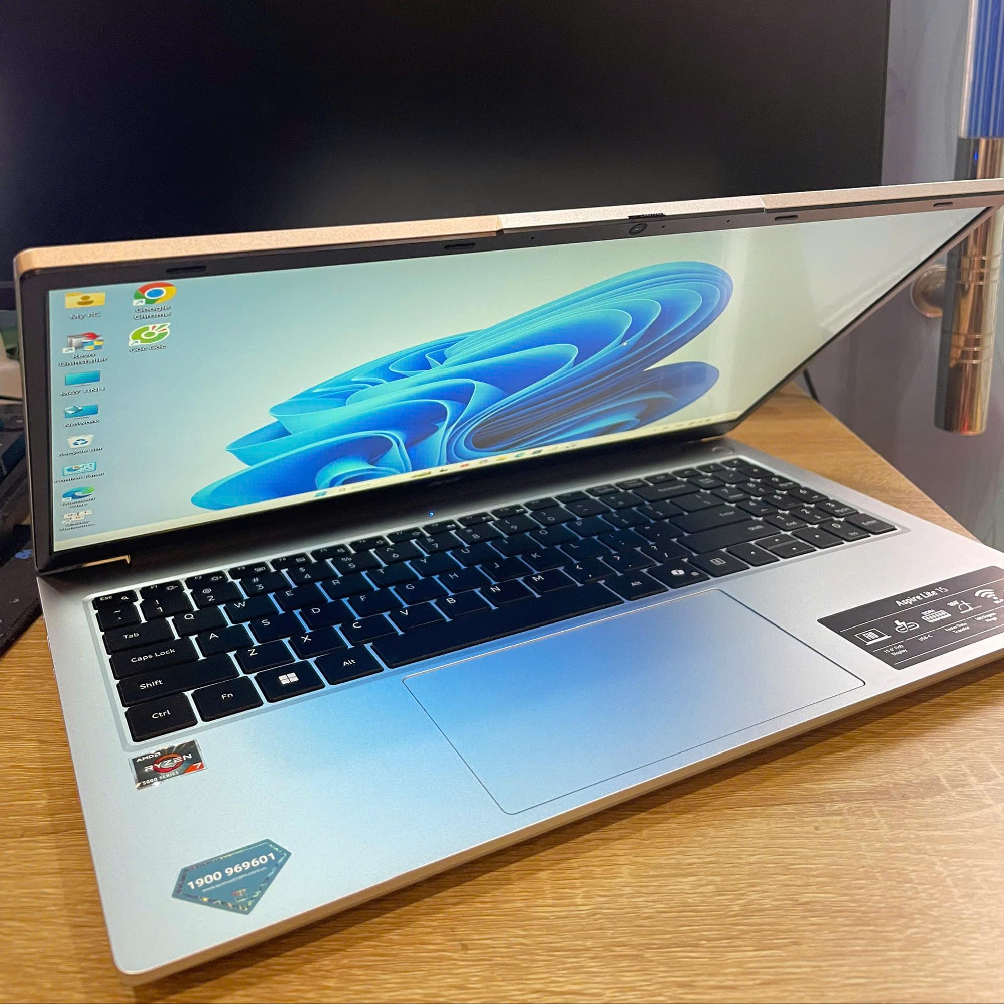 Acer Ryzen 7 5700U ram 8GB 512GB SSD Zin Tem BH 7/2026-duoc-ban-tai-Vi Tính Kim Trân