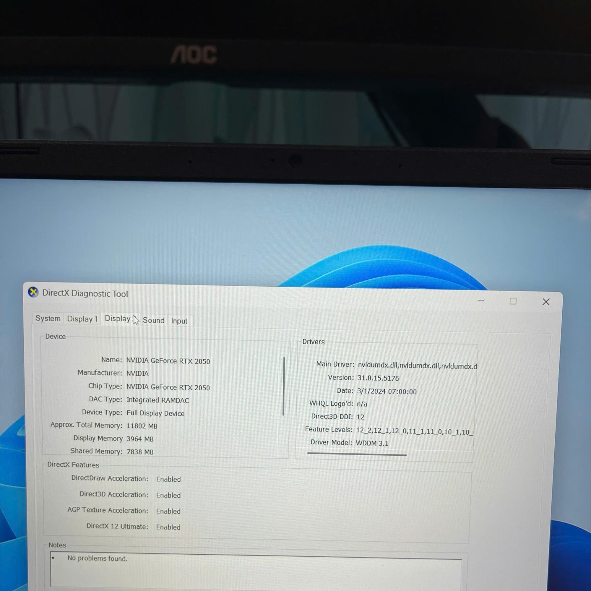 Acer Nitro V Ryzen 5 6600H Ram 16GB 512GB SSD Card RTX 2050 Màn 15.6inch 165hz. BH TGDĐ tới 3/2027-duoc-ban-tai-Vi Tính Kim Trân