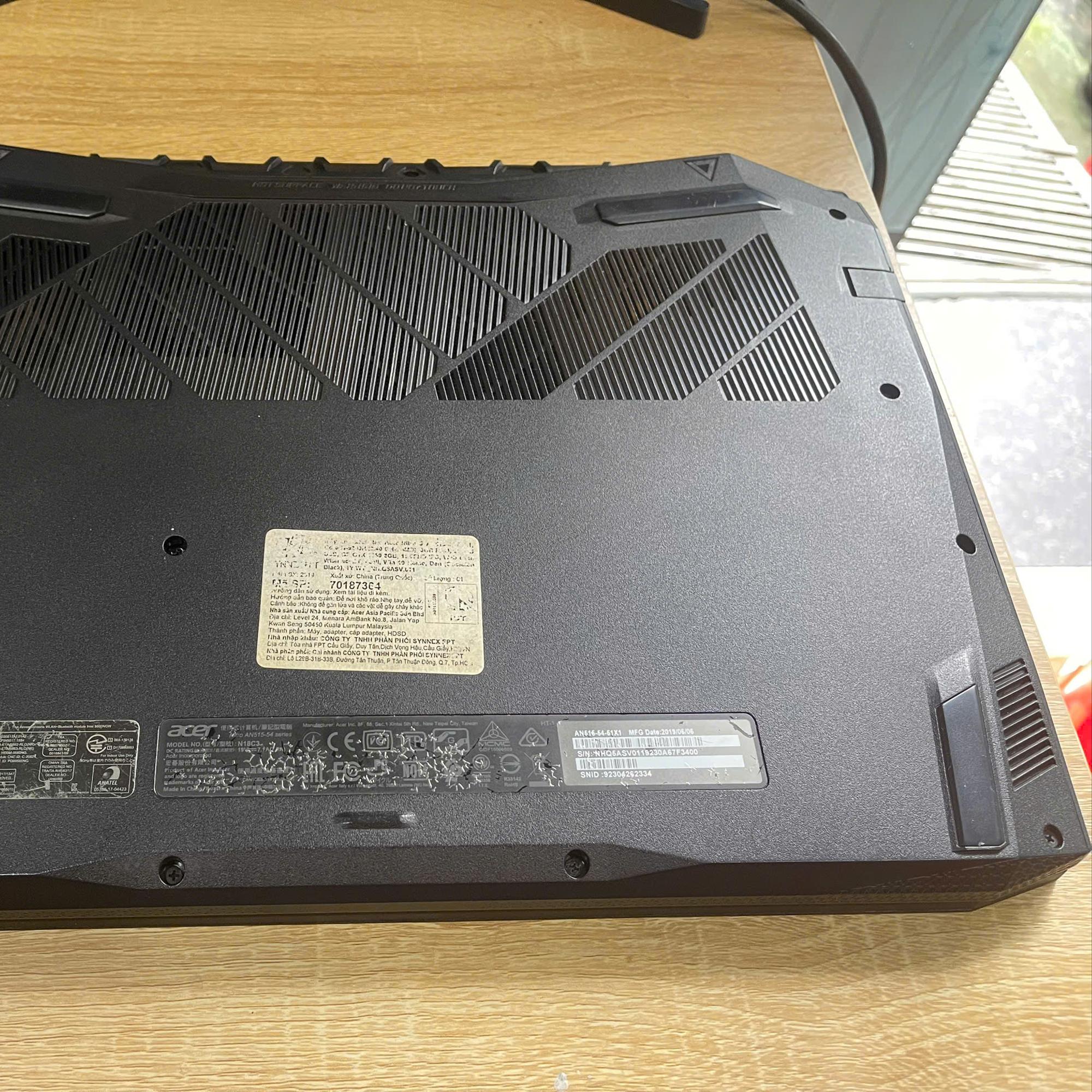 Acer i5 9th Ram 8GB 256GB SSD Card GTX 1050 Màn 15.6inch FHD-duoc-ban-tai-Vi Tính Kim Trân