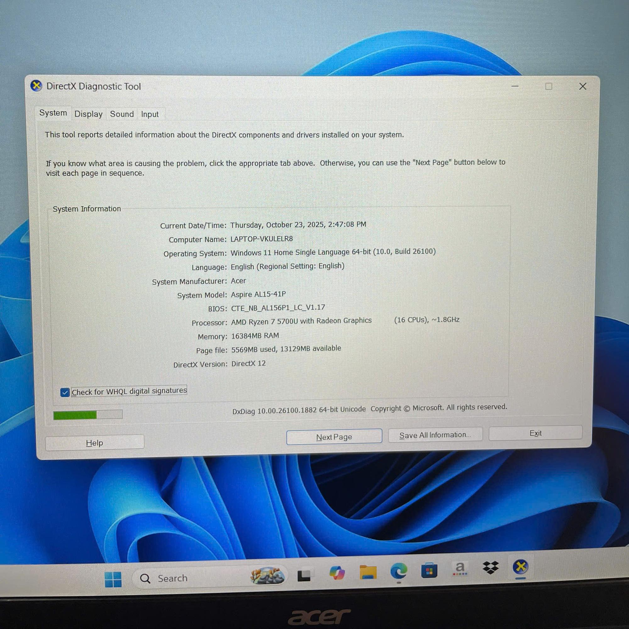 Acer Ryzen 7 5700U ram 16GB 512GB SSD Màn 15.6inch FHD BH Viễn Sơn tới 21/3/2026-duoc-ban-tai-Vi Tính Kim Trân