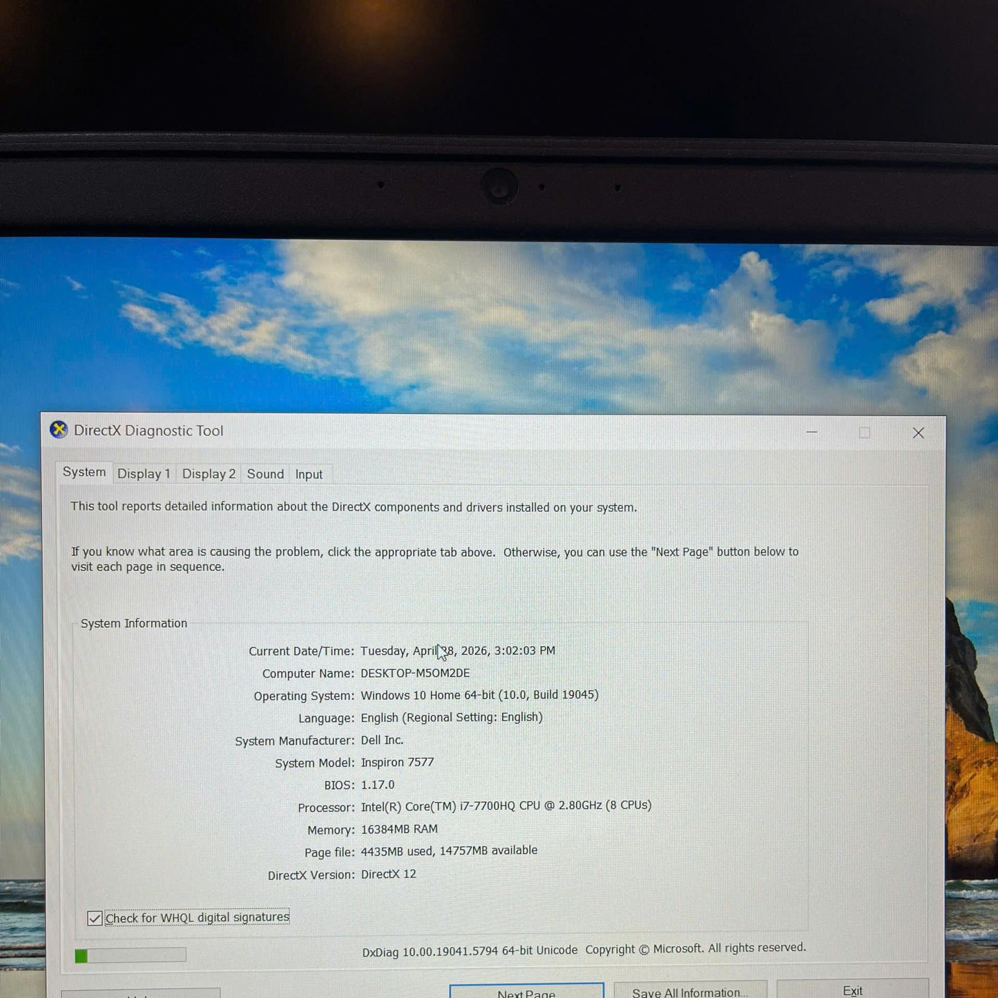 Dell i7 7th 16GB/256GB SSD Card GTX 1060 Màn 15.6inch FHD IPS.-duoc-ban-tai-Vi Tính Kim Trân