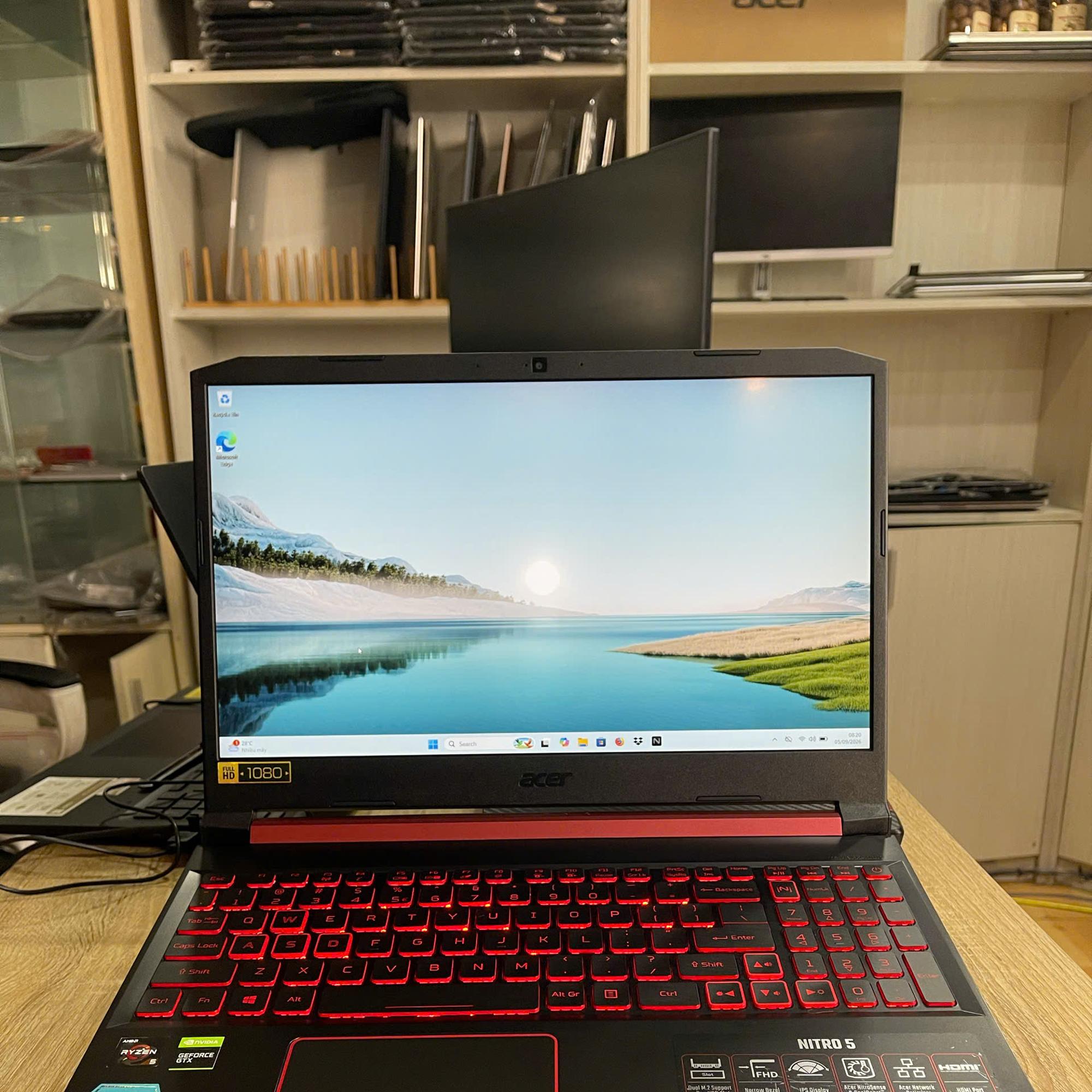 Acer Nitro Ryzen 5 3550H Ram 8GB 512GB SSD Card GTX 1650 Màn 15.6inch FHD-duoc-ban-tai-Vi Tính Kim Trân