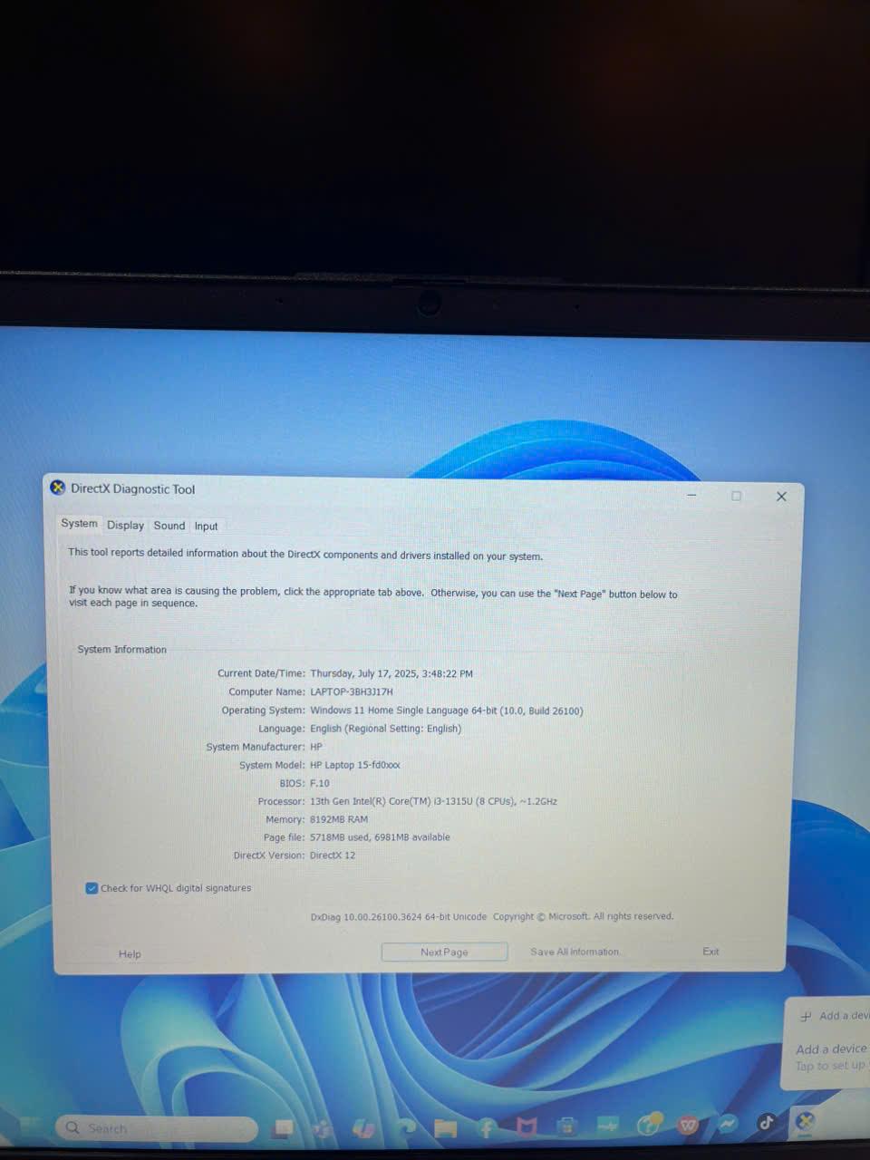 HP Core i3 13th ram 8GB 256GB SSD Màn 15.6inch FHD. Bảo hành chính hãng HP tới 09/2025-duoc-ban-tai-Vi Tính Kim Trân