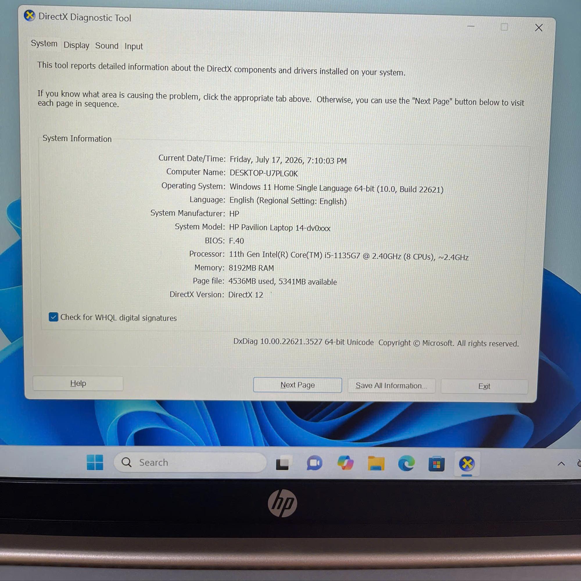 HP Pavilion i5 11th Ram 8GB 512GB SSD Màn 14inch FHD IPS-duoc-ban-tai-Vi Tính Kim Trân