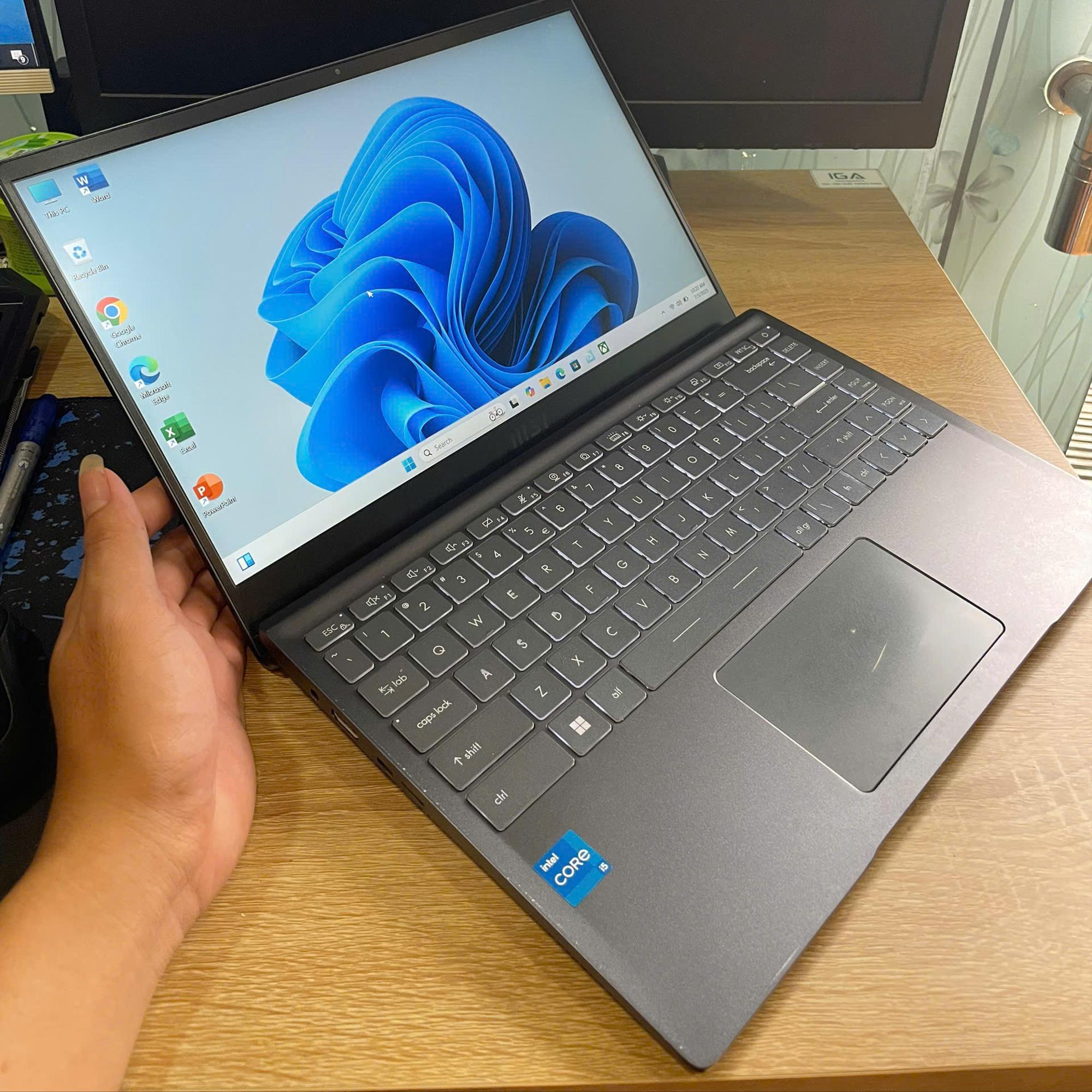 MSI Modern 14  Core i5 11th Ram 8GB 512GB SSD MÀN hình 14inch FHD IPS-duoc-ban-tai-Vi Tính Kim Trân