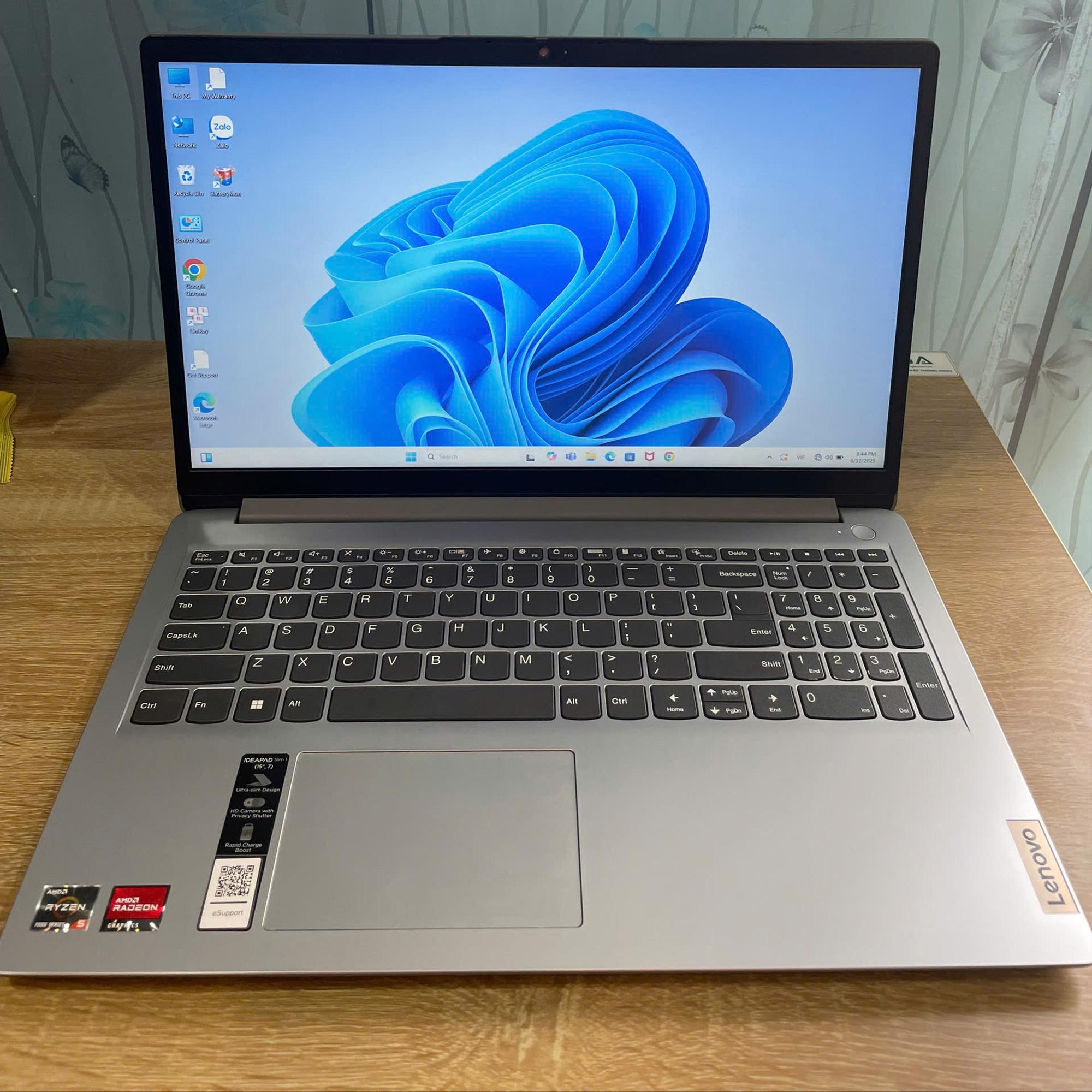 LENOVO IDEAPAD SLIM 1 - Ryzen 5 7520U  Còn Bảo Hành tới Tháng 1/2026-duoc-ban-tai-Vi Tính Kim Trân