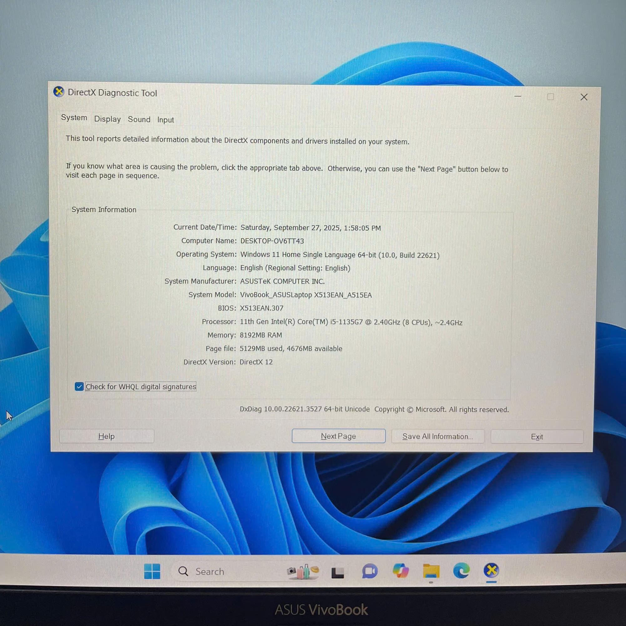 Asus i5 11th Ram 8GB 512GB SSD Màn 15.6inch FHD-duoc-ban-tai-Vi Tính Kim Trân
