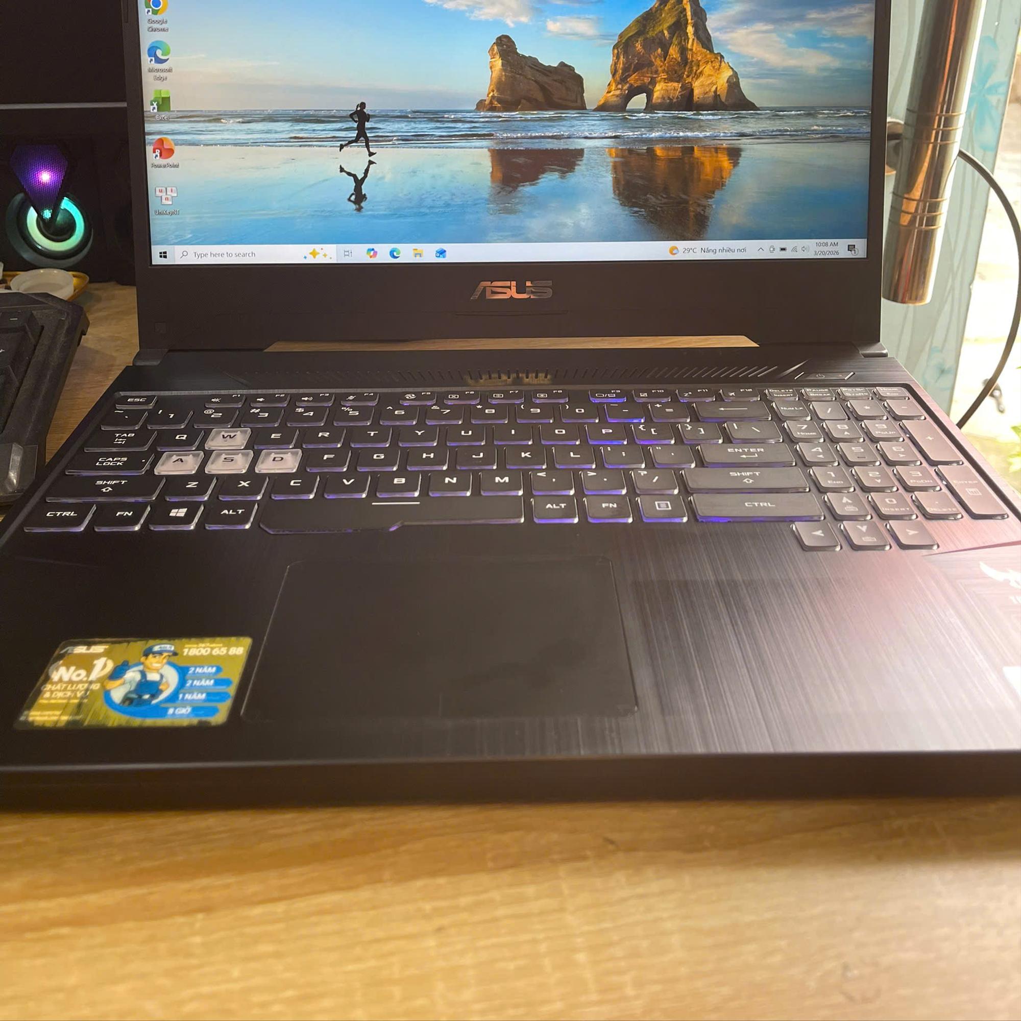 ASUS Tuf Ryzen 7 3750H Ram 8GB 512GB SSD CARD GTX 1650 Màn 15.6inch 120hz-duoc-ban-tai-Vi Tính Kim Trân