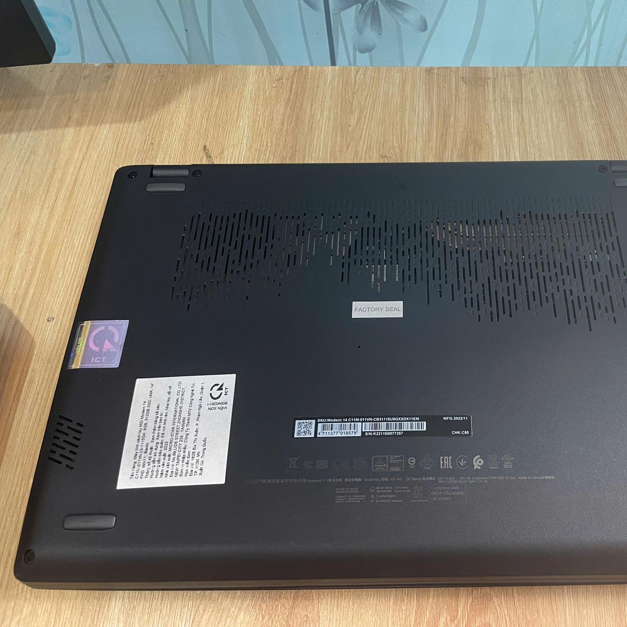 MSI I3 11TH bảo hành 12/2025-duoc-ban-tai-Vi Tính Kim Trân