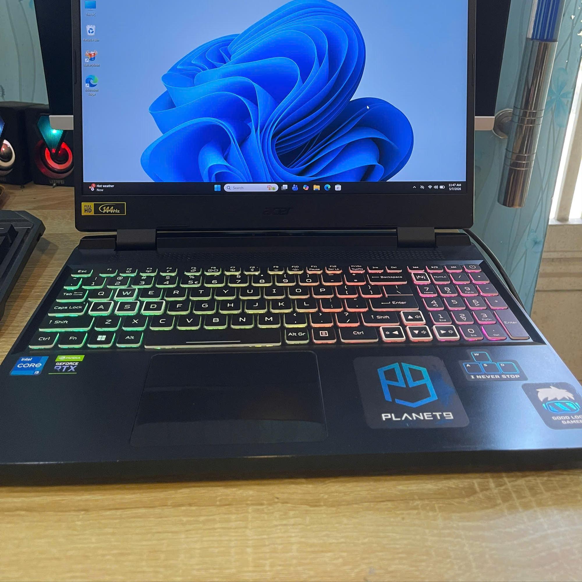 Acer Nitro i5 12th 16/512GB Card RTX 3050 Màn 15.6inch 144Hz-duoc-ban-tai-Vi Tính Kim Trân