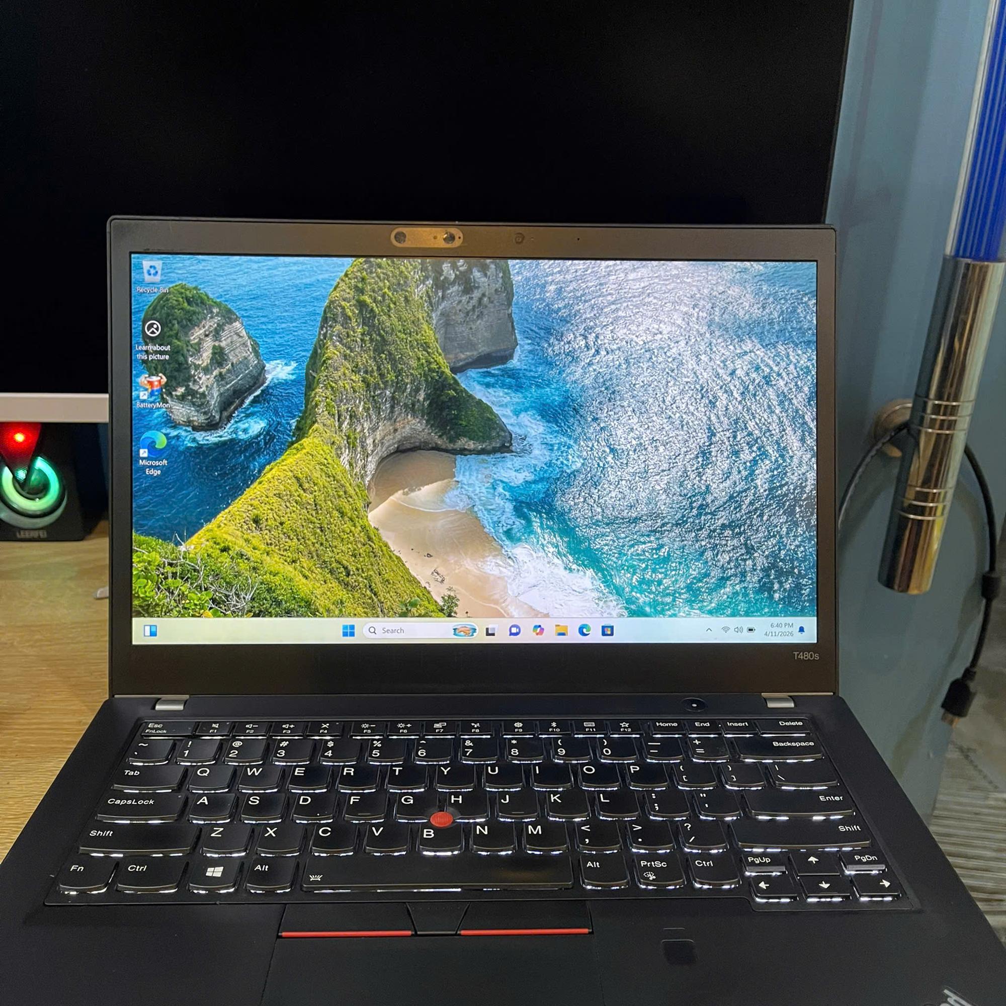 ThinkPad T480S i7 8th Ram 8GB 256GB SSD Màn 14inch FHD -duoc-ban-tai-Vi Tính Kim Trân