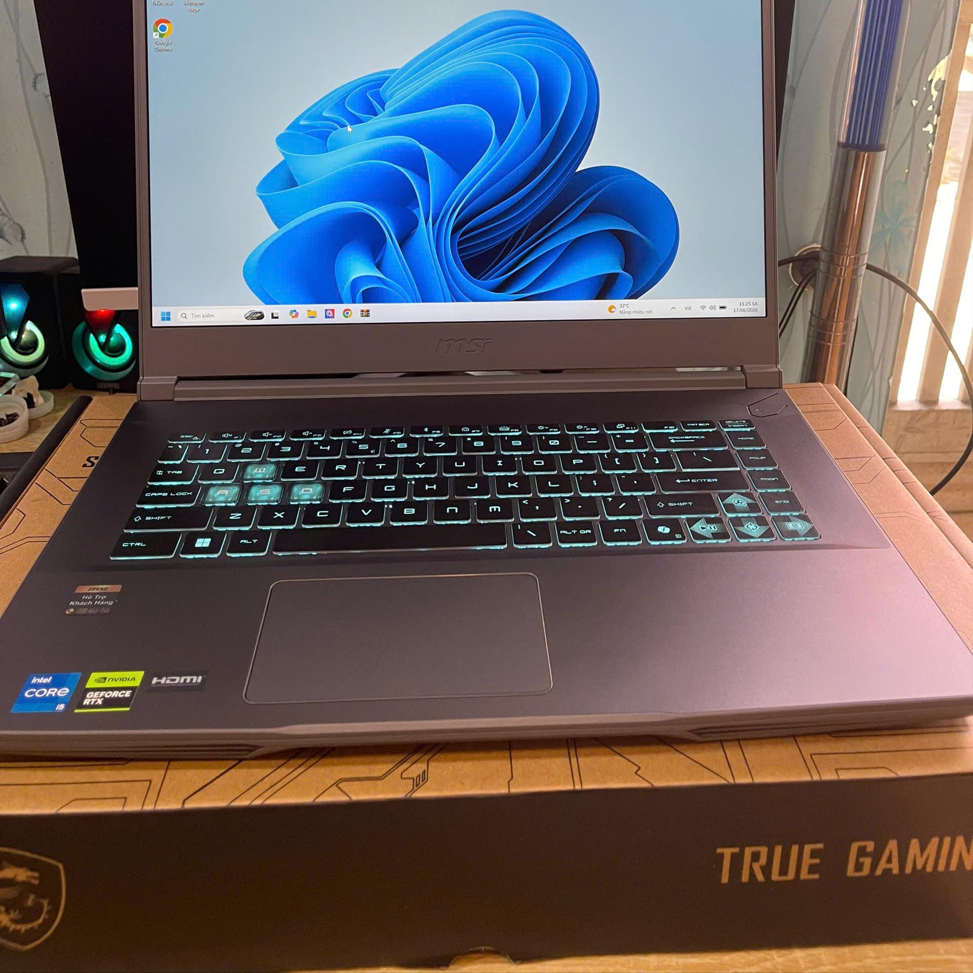 MSI Gaming i5 13th 16GB/512GB Card RTX 3050 Màn 15.6inch 144Hz. BH Cellphone 5/2028-duoc-ban-tai-Vi Tính Kim Trân