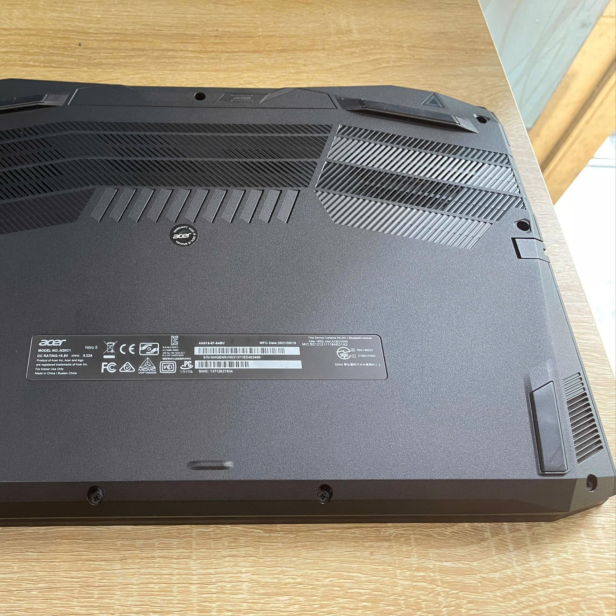 Acer Nitro i5 11th Ram 16GB Card RTX 3050 Màn 15.6inch FHD 144Hz-duoc-ban-tai-Vi Tính Kim Trân