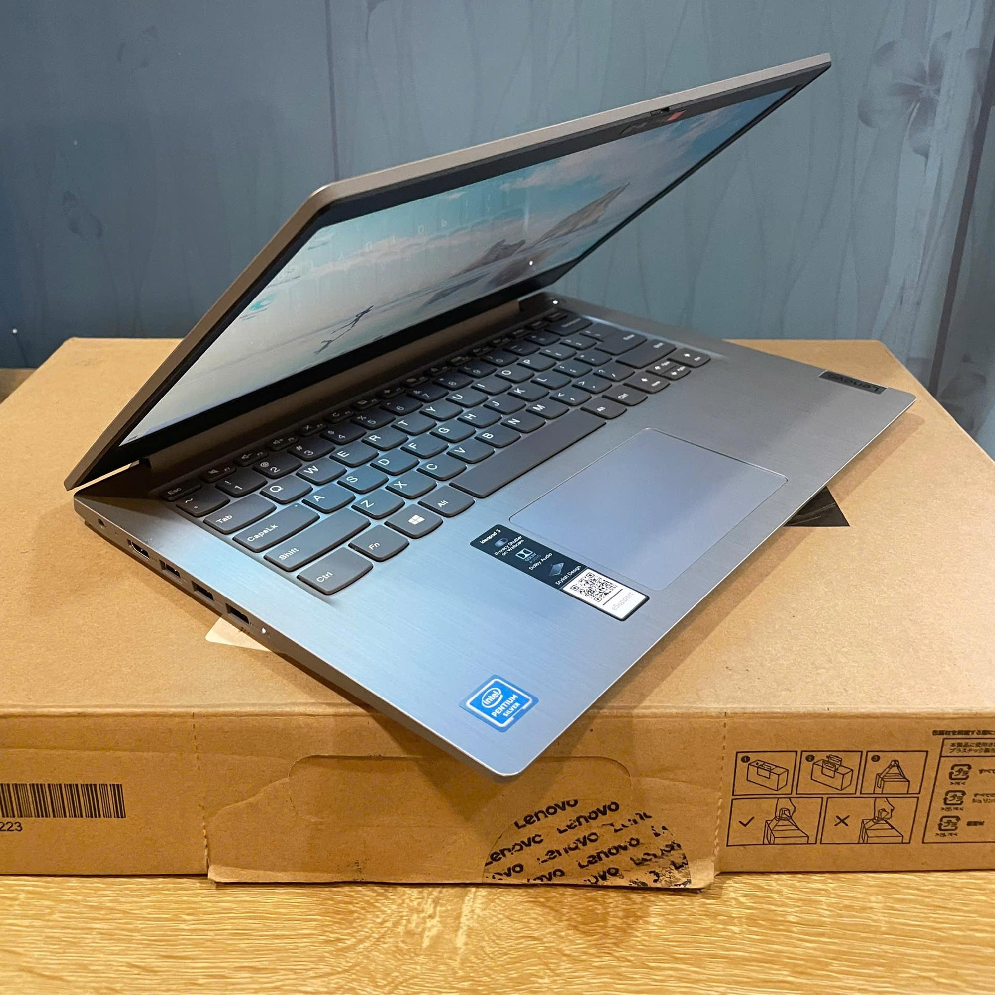LENOVO IDEAPAD - Intel Pentium Silver N5030 Máy Đẹp Keng có Box-duoc-ban-tai-Vi Tính Kim Trân