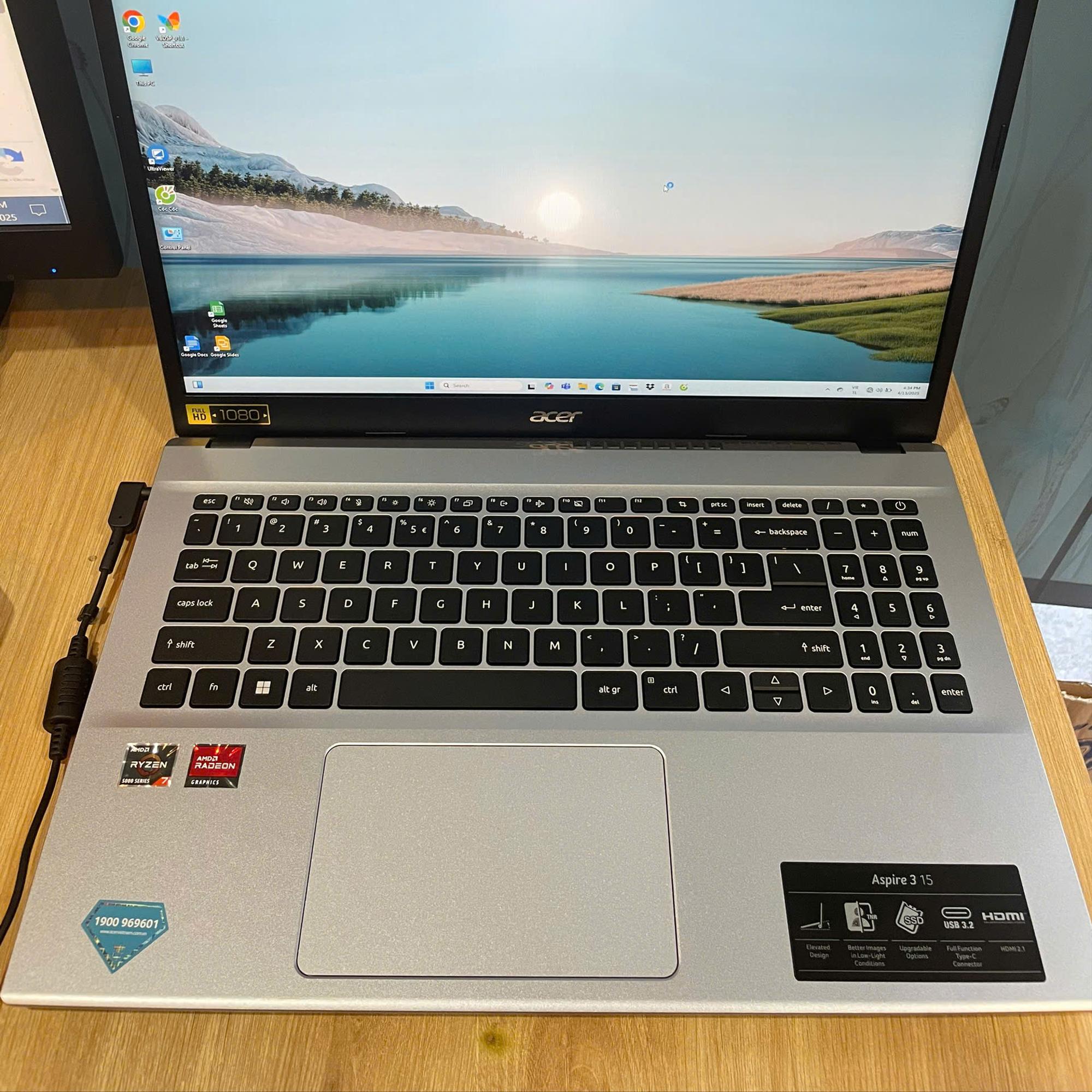 LAPTOP ACER RYZEN 7 5700U CÒN BẢO HÀNH-duoc-ban-tai-Vi Tính Kim Trân