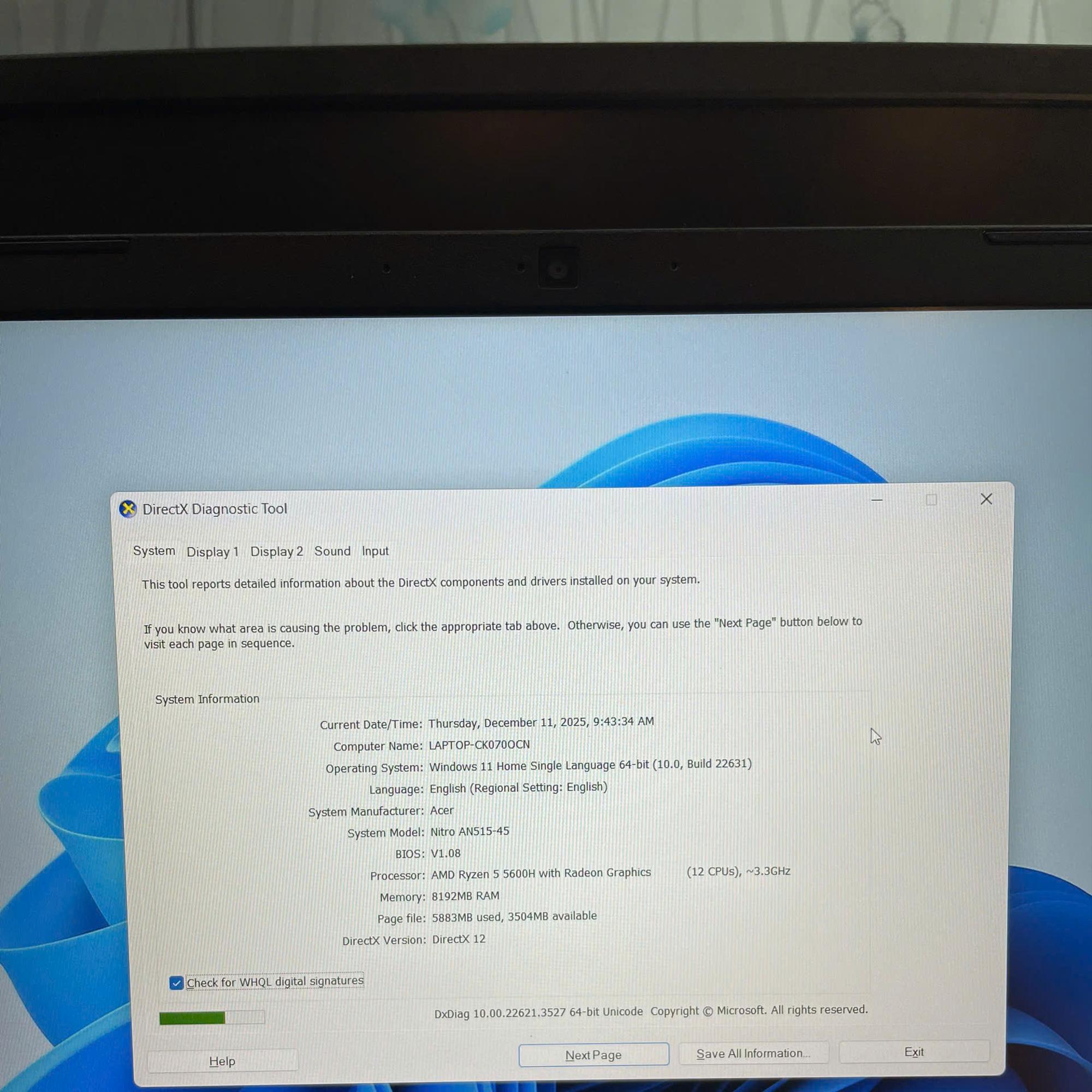 Acer Ryzen 5 5600H Ram 8GB 512GB SSD Card GTX 1650 Màn 15.6inch 144Hz-duoc-ban-tai-Vi Tính Kim Trân